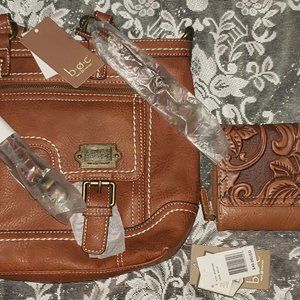 NEW LADIES B.O.C HANDBAG AND WALLET